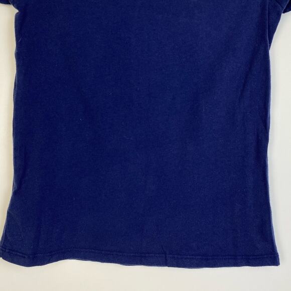ISAAC MIZRAHI GIRLS NAVY T-SHIRT SIZE M - Picture 7 of 8